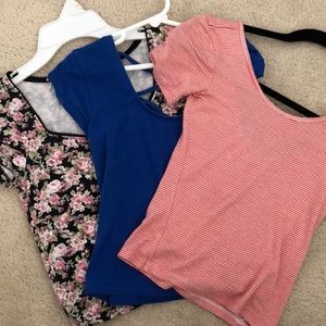 BUNDLE of 3 Crop Tops